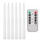 Kitcheniva Flameless LED Taper Candles Battery Operated 6 Pcs
